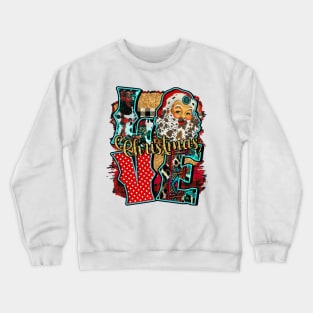 Western Christmas Love Crewneck Sweatshirt